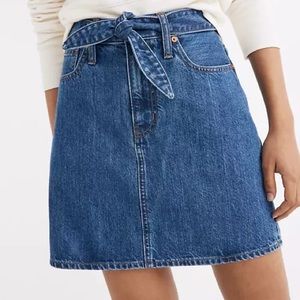 Madewell Rigid Denim Straight Mini Skirt